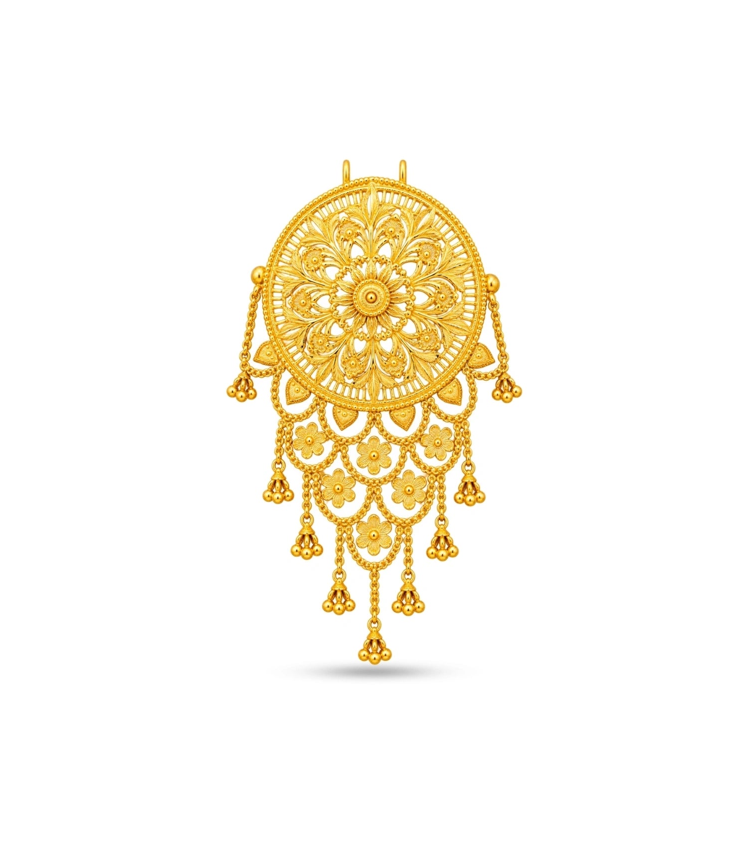 Gold Plated Traditional Hair Brooch
