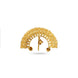 Gold Plated Iconic Hair Brooch