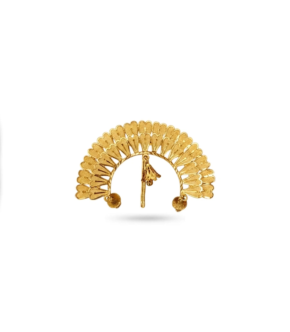 Gold Plated Iconic Hair Brooch