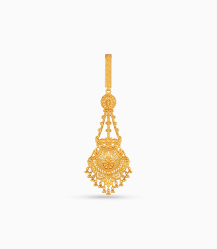 Gold Plated Graceful Key Ring
