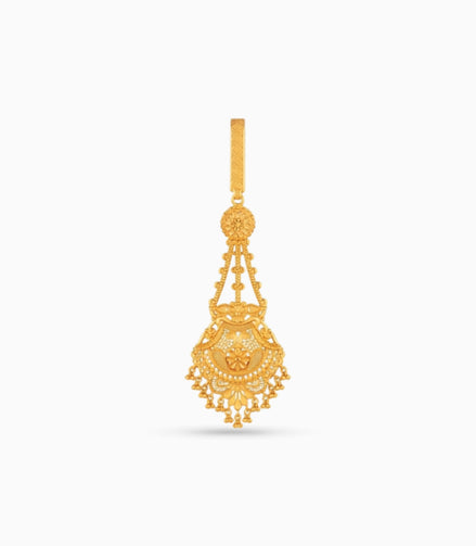 Gold Plated Graceful Key Ring