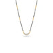 Gold Plated CZ Curved Mangalsutra