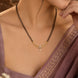 Gold Plated CZ Infinity Twist Mangalsutra