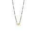 Gold Plated CZ Heart & Leaf Mangalsutra