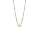 Gold Plated CZ Dual Swan Mangalsutra