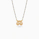 Gold Plated CZ Dual Circle Mangalsutra