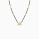 Gold Plated CZ Dual Solitaire Mangalsutra