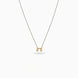 Gold Plated CZ Twin Hexagonal Mangalsutra