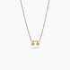 Gold Plated CZ Twin Pinwheel Mangalsutra