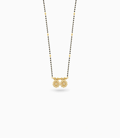 Gold Plated CZ Royal Swarna Mangalsutra