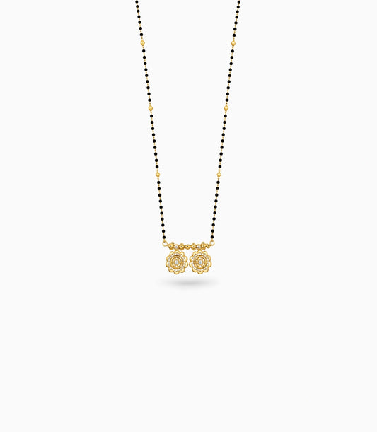 Gold Plated CZ Royal Swarna Mangalsutra