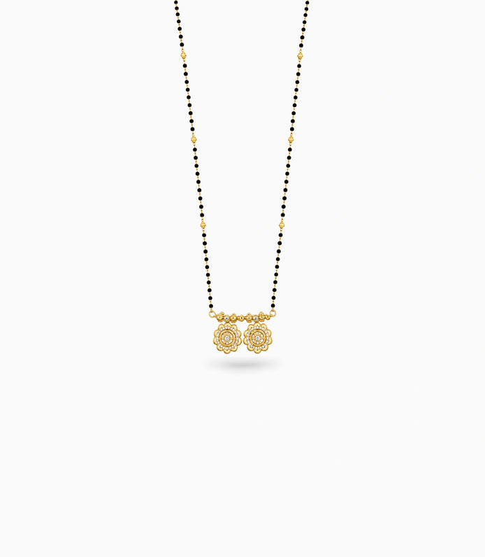 Gold Plated CZ Royal Swarna Mangalsutra