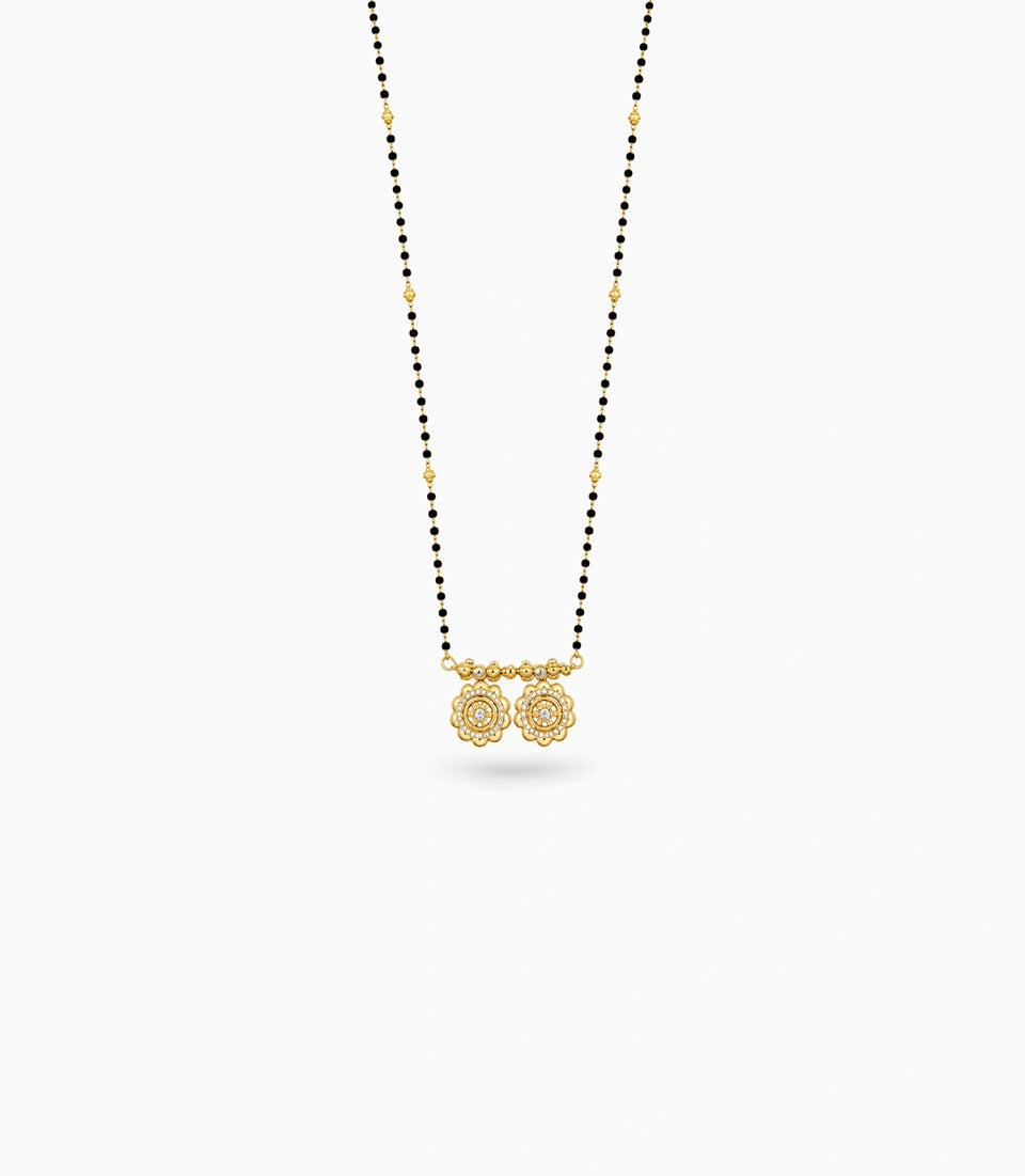 Gold Plated CZ Royal Swarna Mangalsutra
