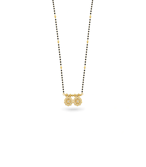 Gold Plated CZ Royal Swarna Mangalsutra