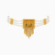 Gold Plated Timeless Multi Strand Pearl Choker