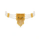 Gold Plated Timeless Multi Strand Pearl Choker