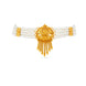 Gold Plated Luminous Multi Strand Pearl Choker