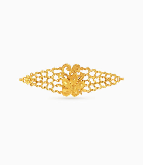 Gold Plated Traditional Floral Mantasha
