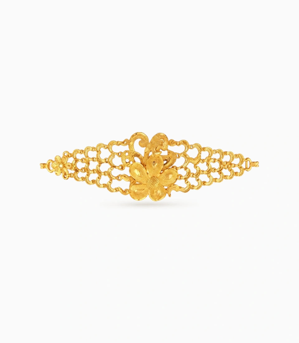 Gold Plated Traditional Floral Mantasha