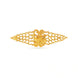 Gold Plated Traditional Floral Mantasha