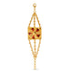 Gold Plated Pinwheel Meenakari Mantasha