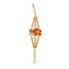 Gold Plated Floral Meenakari Mantasha