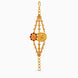 Gold Plated Swastik & Floral Enamel Mantasha