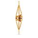 Gold Plated Butterfly Meenakari Mantasha