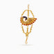 Gold Plated Meenakari Peacock Mantasha