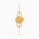 Gold Plated Peacock Feathering Mantasha