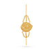 Gold Plated Peacock Feathering Mantasha