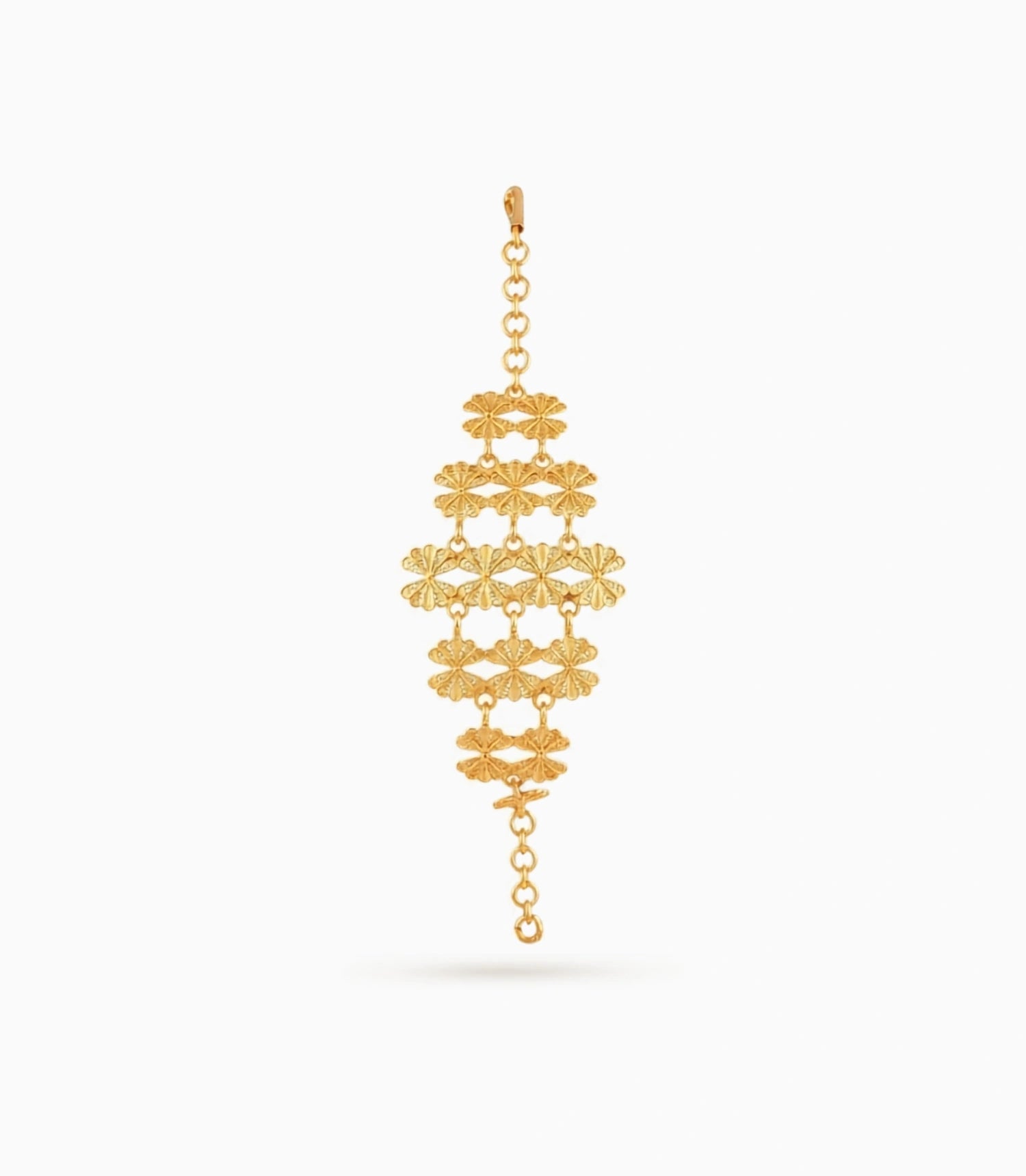 Gold Plated Delicate Floral Mantasha