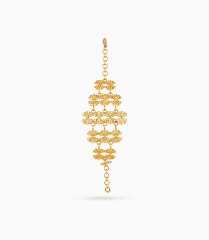 Gold Plated Delicate Floral Mantasha