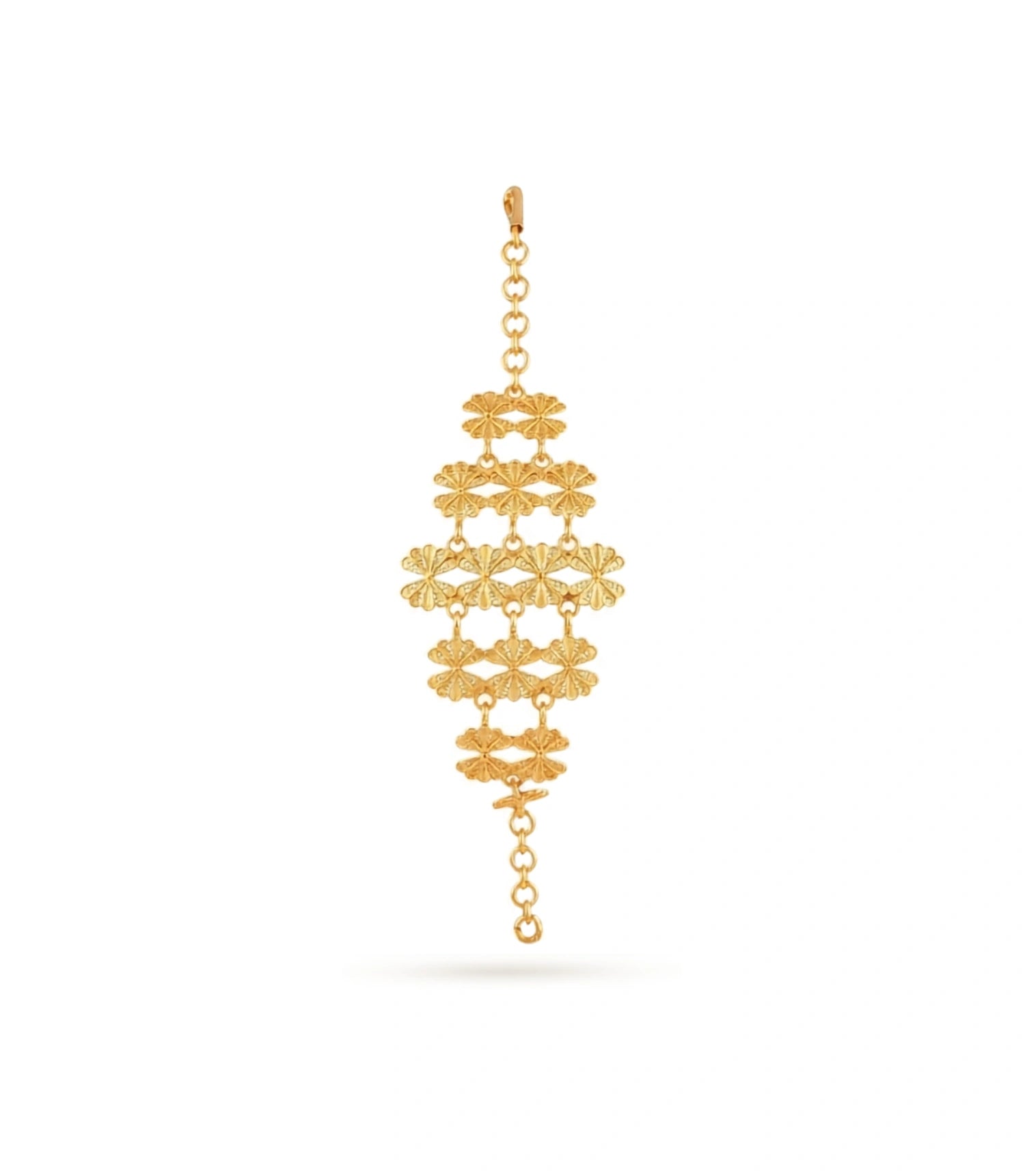 Gold Plated Delicate Floral Mantasha