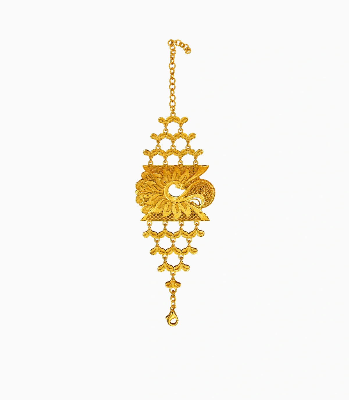 Gold Plated Peacock Mantasha