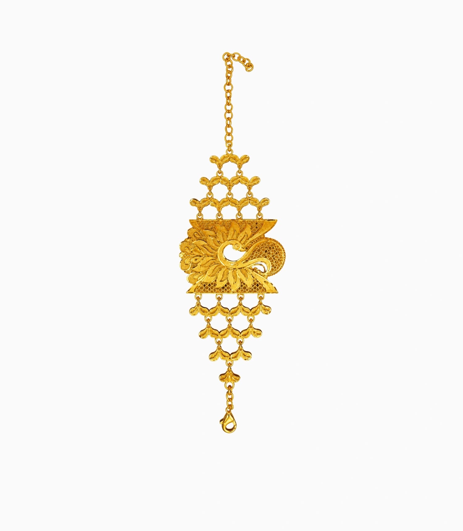 Gold Plated Peacock Mantasha