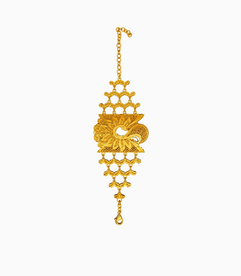 Gold Plated Peacock Mantasha