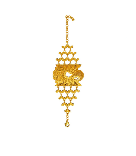 Gold Plated Peacock Mantasha