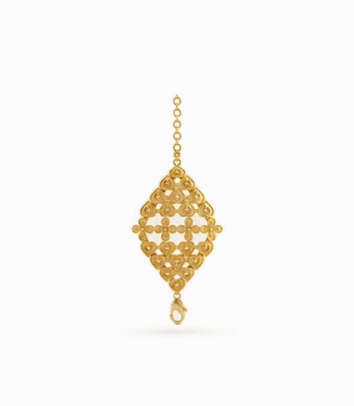 Gold Plated Conecting Hearts Mantasha
