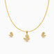 Gold Plated Delicate Duck AD Chain Pendant Set