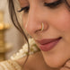 Gold Plated Petite AD Nose Ring