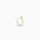 Gold Plated Minimalist AD Nose Pin