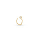 Gold Plated Minimalist AD Nose Pin