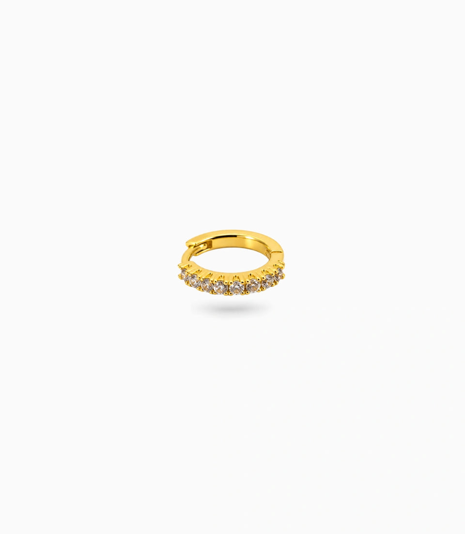 Gold Plated Petite AD Nose Ring