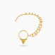 Gold Plated Graceful Nose Ring