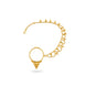 Gold Plated Graceful Nose Ring