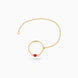 Gold Plated Simple Pearl Nose Ring