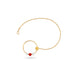 Gold Plated Sleek Pearl Nose Ring