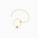 Gold Plated Designer Pearl Nose Ring
