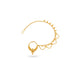 Gold Plated Grace Pearl Nose Ring